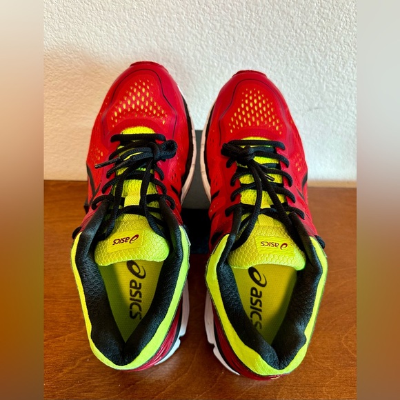 OASICS  FLUIDRIDE T547N RED, GREEN & BLACK SNEAKERS SIZE
8 US - Picture 4 of 8